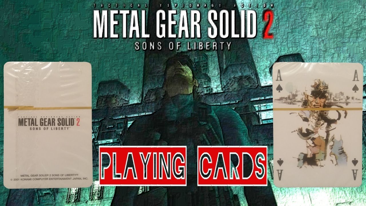 Metal Gear Solid 2: Sons of Liberty playing cards - YouTube