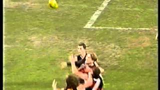 Richmond v Essendon AFL Thriller 1995. Closing stages