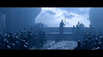 Houdini Crowds + cloth + karma Sauron Cave compo breakdown