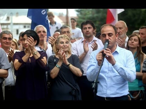 დავით ნარმანია დიდუბე- ჩუღურეთის რაიონის მოსახლეობას შეხვდა