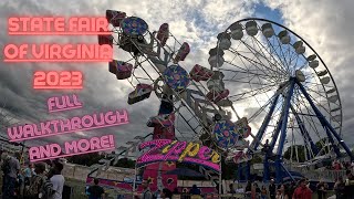 State Fair of Virginia 2023  Full Walkthrough, Food, Rides and more!