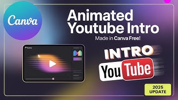 Create Animated YouTube Intro in Canva FAST without Software
