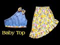 Stylish Baby Top Cutting And Stitching - Beautiful Baby Top Design (3-4 Years Old Girl)