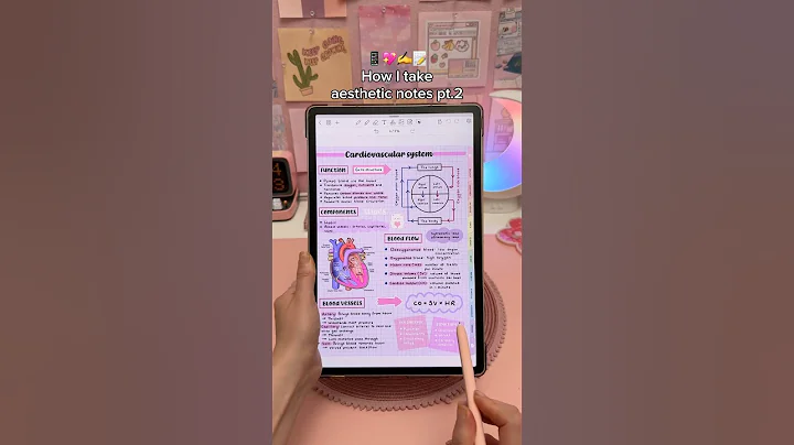 How I take aesthetic notes pt.2 💕📱 digital note taking | Samsung galaxy tab S9 | penly android app