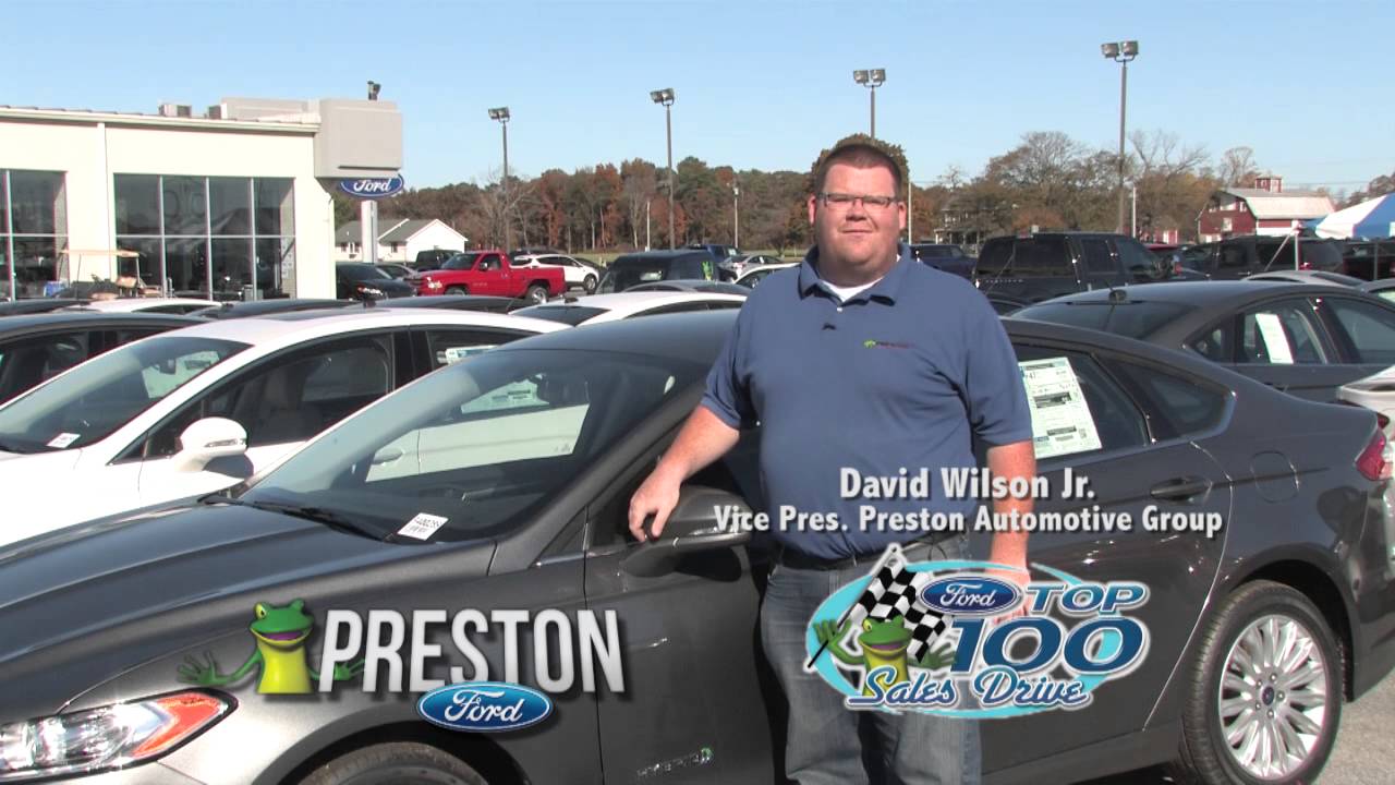 Preston Ford Top 100 Sales Drive Update Maryland Ford Dealer YouTube