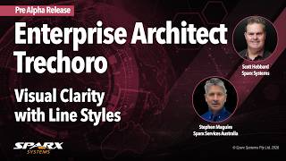 Enterprise Architect Trechoro - Visual Clarity with Line Styles