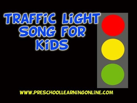 Traffic Light Song For Preschoolers Red Yellow Green Traffic Light Song For Toddlers Kids Youtube