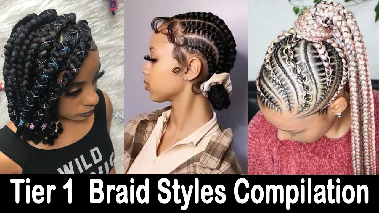 New African Braided Hairstyles 2022 Latest Braids Tutorials to freshen up  you look  YouTube