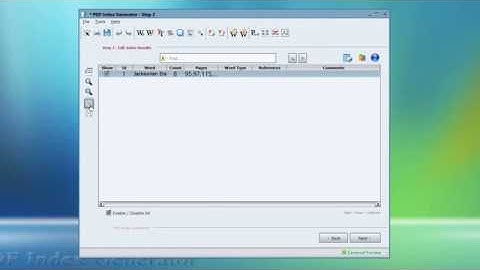 PDF Index Generator Software: How to use the font format feature?