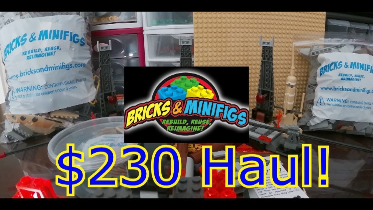 Bricks and Minifigs Haul 3 HUGE 200+ Trade In YouTube