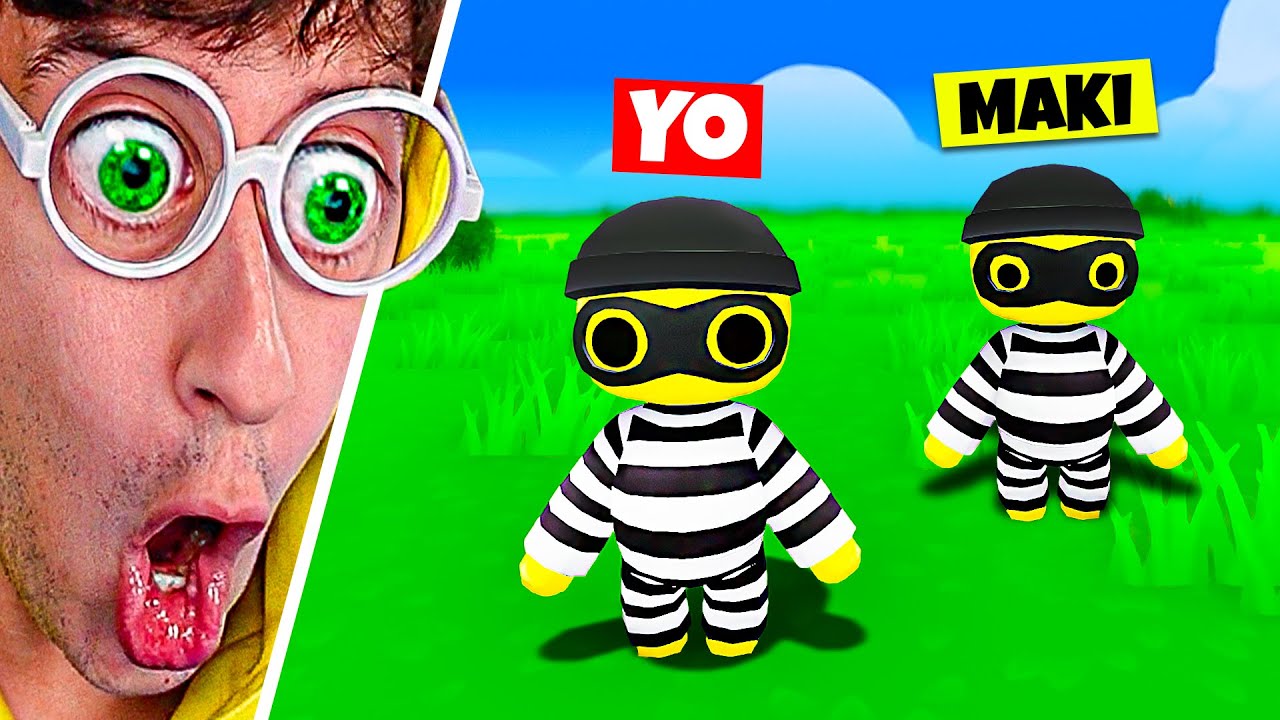 24 HORAS siendo LADRONES 🤑🔥! (robamos mansiones 👮‍♂️) - Wobbly Life #40