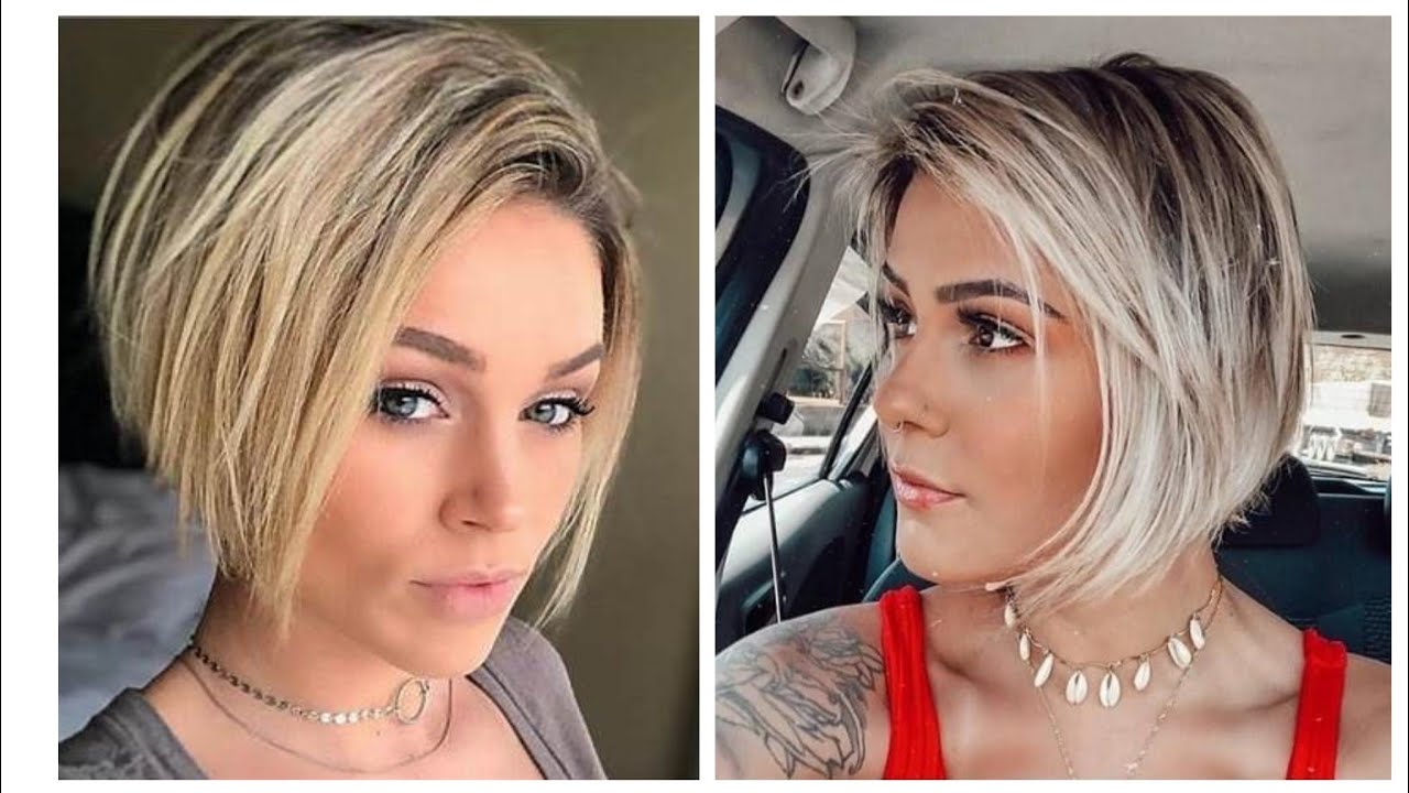 Beautiful Ladies One Side Layered Short Bob Pixie Hairstyles And Haircuts YouTube