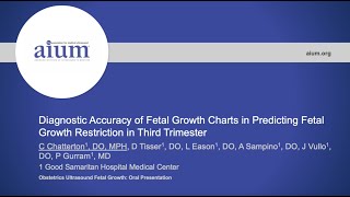 Diagnostic Accuracy of Fetal Growth Charts in Predicting Fetal Growth Restriction in Third Trimester