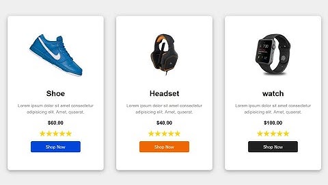 Responsive eCommerce Product Cards Using HTML & CSS | Responsive Card DesignTutorial