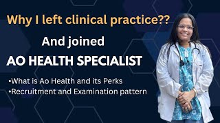 The Best "Plan B" for Doctors? AO Salary, Perks & Strategy Explained ✨ comments what to cover next