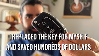 How to replace key fob of Hyundai Santa Fe yourself  not as easy as other videos say