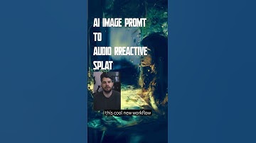 AI Gaussian Splatting workflow #touchdesigner #gaussiansplatting #promptengineering
