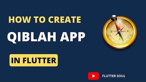 Qiblah compass app in flutter | flutter soul