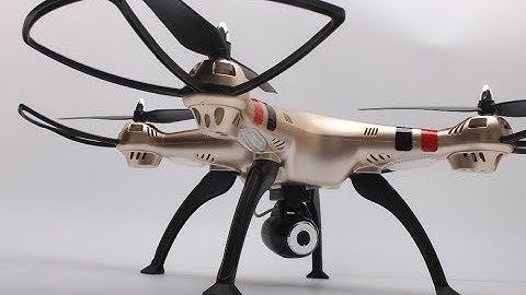 SYMA X8HC Break in Flight and Video Test Video Stabilized by YouTube