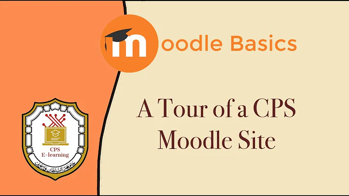 A Tour of a Moodle Course Site