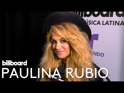 Paulina Rubio Interview | Backstage at Latin Music Awards 2016