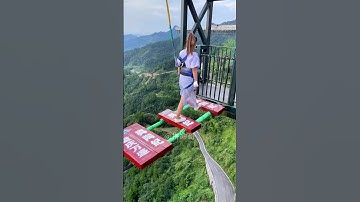 Bungee Jumping With Rope In Beautiful Place:Asmr Bungee Jumping