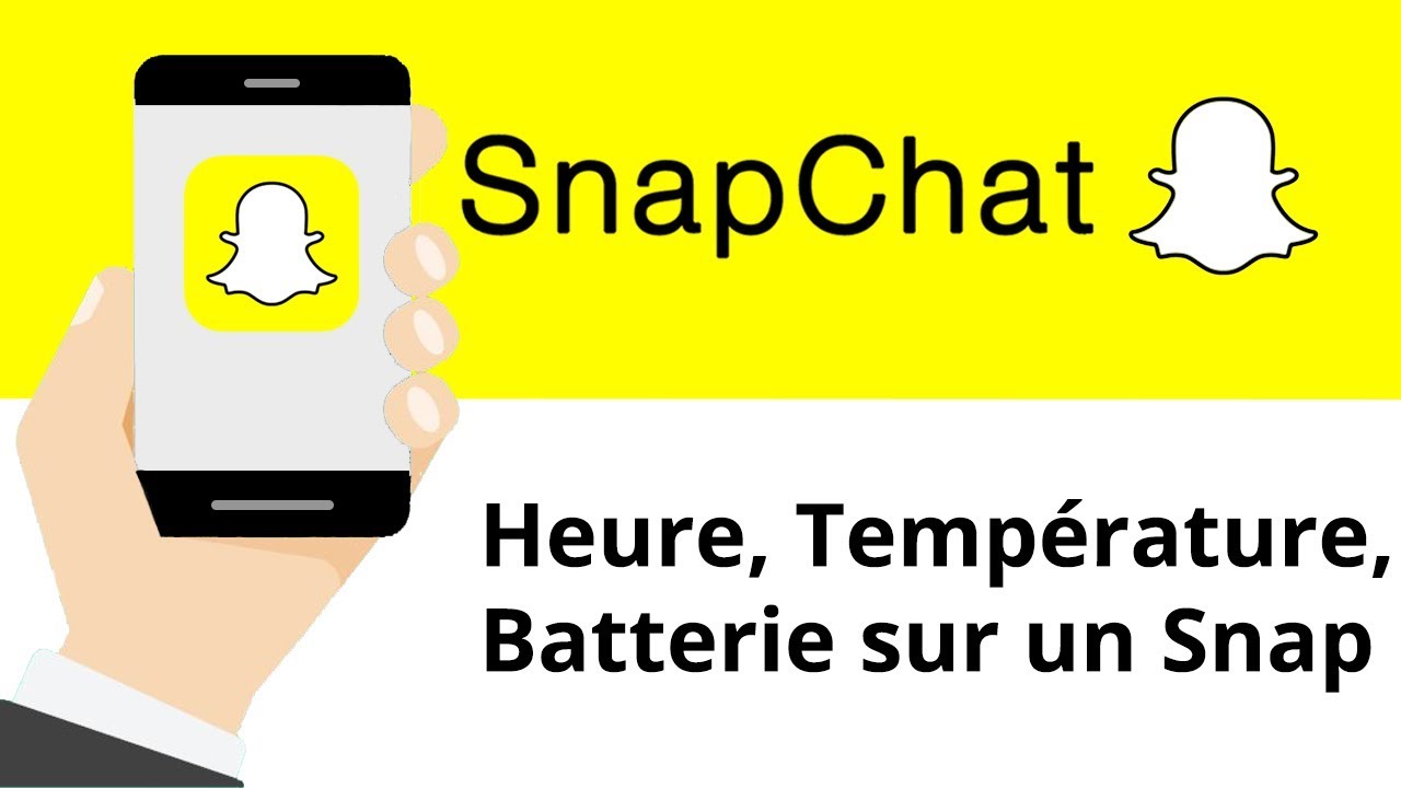 Ajouter l'heure, la température ou la batterie sur un Snap - Labo des  Réseaux