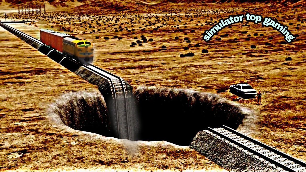 train-vs-giant-pit-game-play-beamng-drive-3-games-by-simulator-top