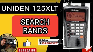 UNIDEN 125XLT - SCAN BANKS + More Tips