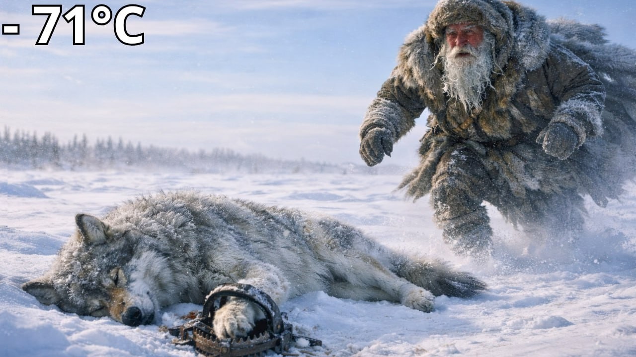 Старик спас этого волка от смерти при -71°C в Сибири… то, что он сделал потом, тронет вас