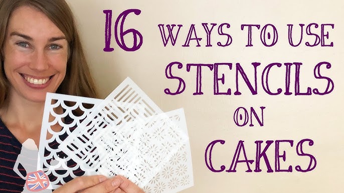 16 Ways To Use Stencils On Cakes - YouTube 16-ways-to-use-stencils-on-cakes-youtube
