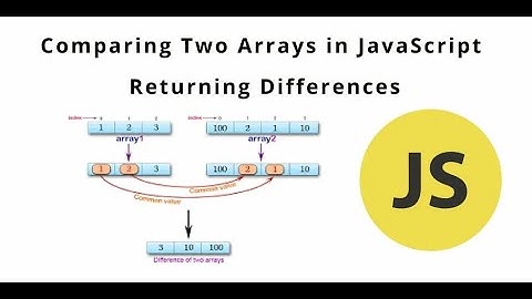 How to Compare and Get Difference between two Arrays in JavaScript