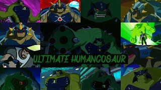 All ultimate humangoasur transformations in all Ben 10 series