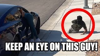 Strangest Tesla Robbery Caught on Camera