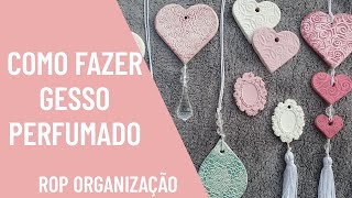 Como fazer decoração com GESSO! Muito Fácil de fazer!