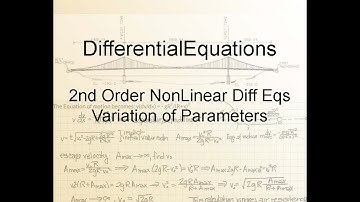 Differential Equations Chapter 3.6: Variation Of Parameters