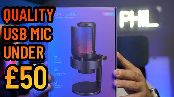 UNBOXING and REVIEW FIFINE AmpliGame A8 - TOP QUALITY MIC UNDER £50