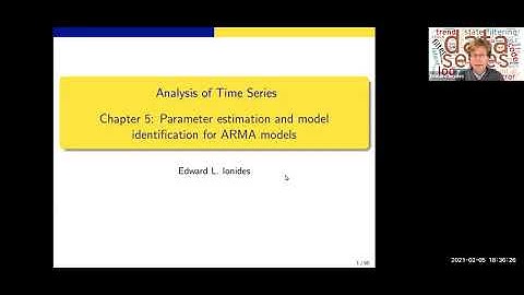 Time Series Analysis, Chapter 5, Part 1 (of 3)