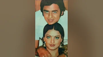 Rekha with Vinod Mehra 💕 #shorts #viralvideo #oldsong #old @bollywoodgirlofficial #lovestatus 😍