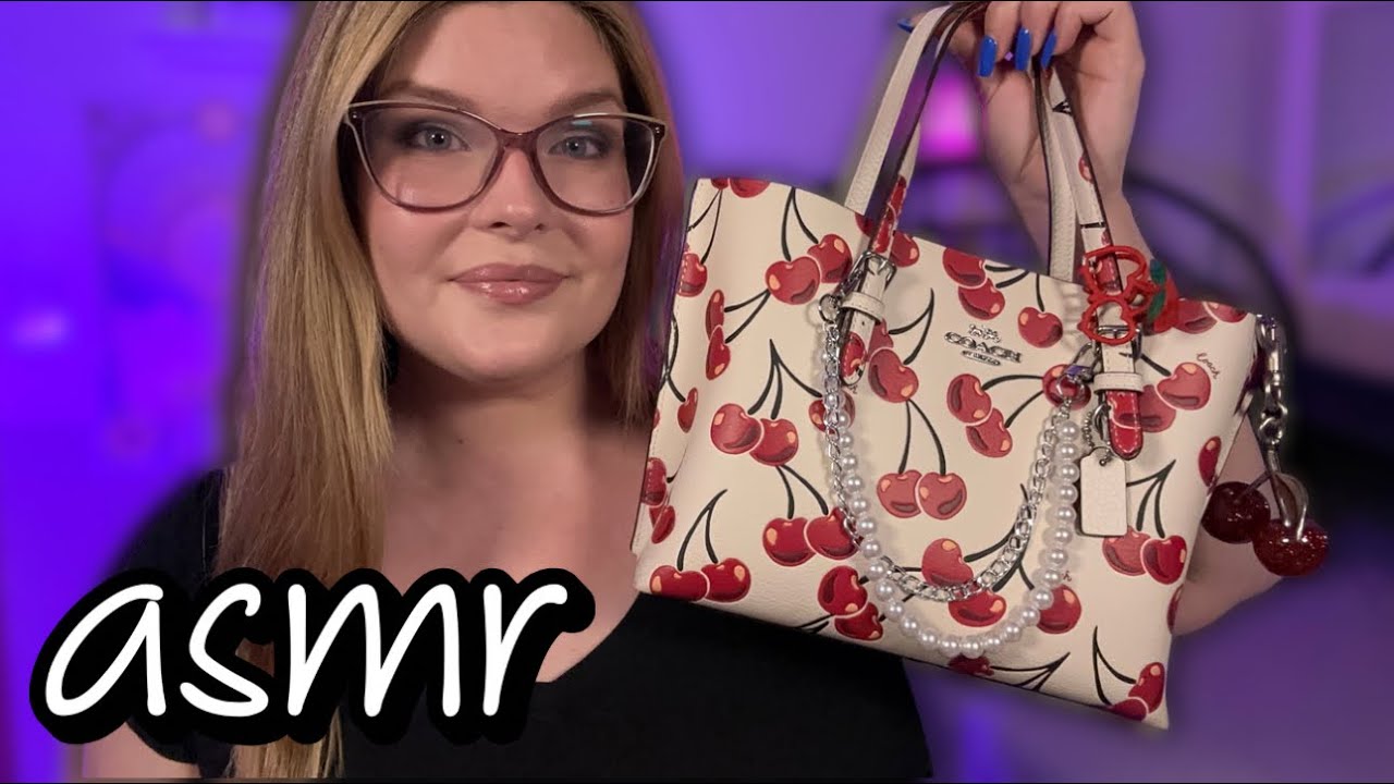 ASMR What’s in my purse? Coach Mollie Tote 25