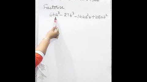 Factorise 64a^3 - 27b^3 - 144a^2 b + 108ab^2