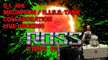 Unboxing the Hasbro Megatron / HISS tank collab from the GI Joe retro / Transformers series
