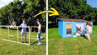 Stress-Relieving Tiny House DIY Build 🛠️