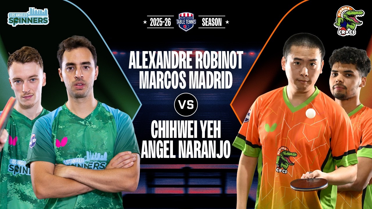 MATCH HIGHLIGHTS: Robinot / Madrid vs Yeh / Naranjo | MLTT Week 13 (Hollywood, FL)