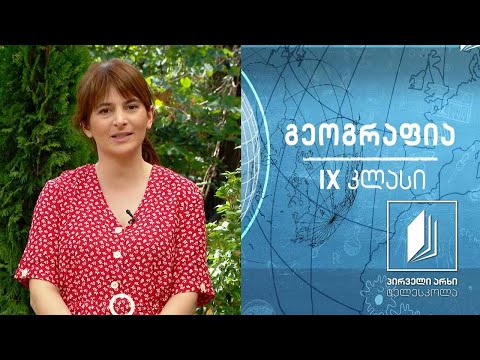 გეოგრაფია IX კლასი - საქართველოს რელიეფის ტიპები #ტელესკოლა