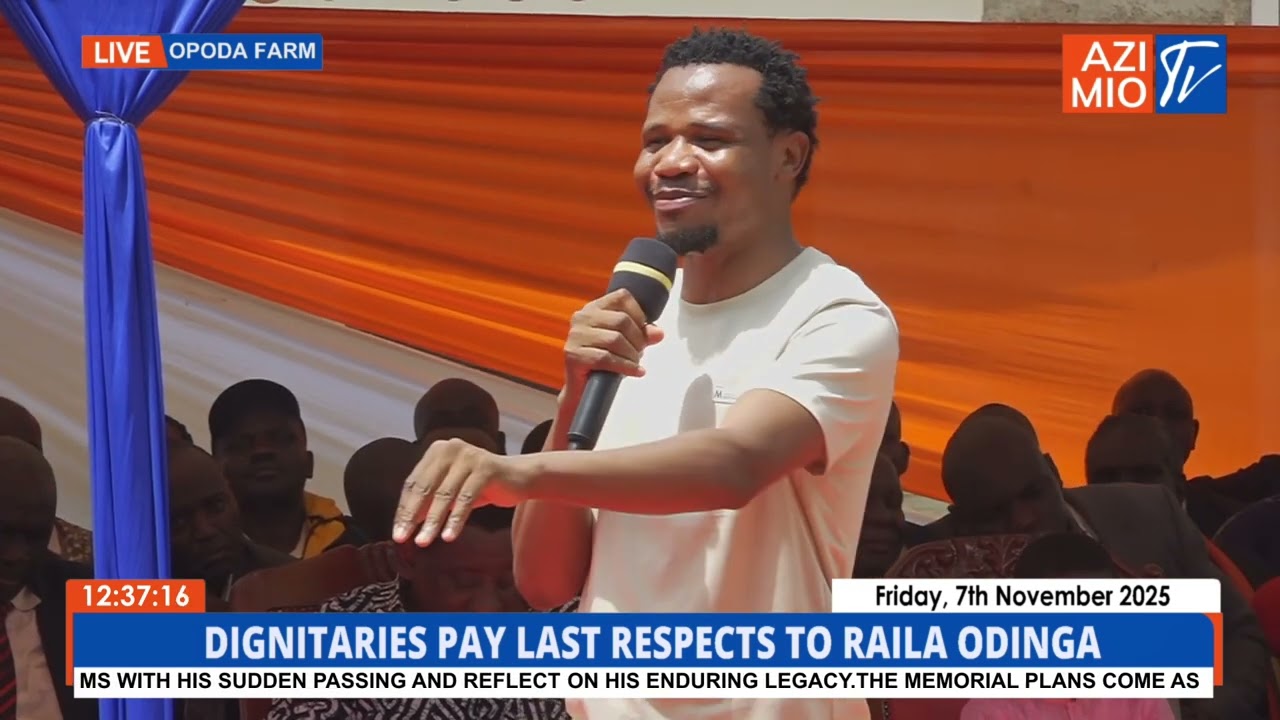 MP Peter Salasya CRACKS UP Mama Ida, crowd with hearty tribute to political Father Raila Odinga