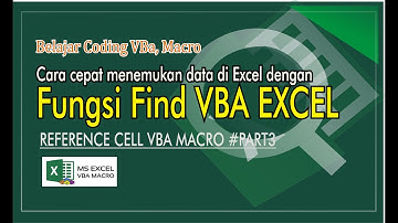 Cara Membuat Tombol Cari Data di Excel dengan Fungsi Find VBa macro