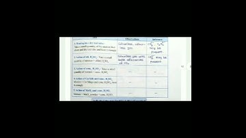 Chemistry || Experiment No. :  21 || Mixture No. 02 || 12th Standard || Answers