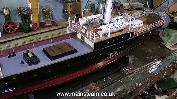 REFURBISHING A VINTAGE MODEL STEAM BOAT - PART #31