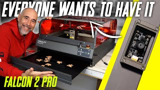 EVERYONE can use this laser engraver with the camera and enclosure Creality Falcon 2 PRO 22W